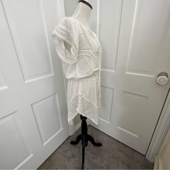 NEW Victoria Secret Cover-Up WHITE for bikini one piece swimsuit coverup Small - Picture 3 of 6